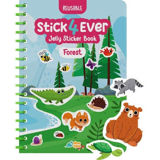 STICK4EVER - Forest (Tak Çıkar Jelly Sticker Kitabı)