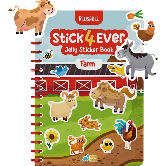STICK4EVER - Farm (Tak Çıkar Jelly Sticker Kitabı)