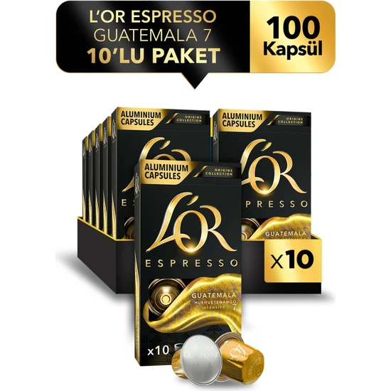 L'or Espresso Origin Guatemala x 100 Adet Kapsül