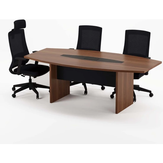 Çağın Ofis Mobilyaları Eldorado Toplantı Masası (210 Cm) (Nevada)