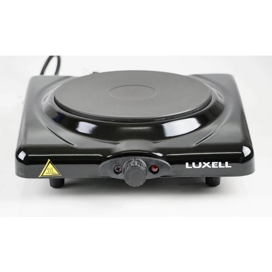 Luxell LX-7115 Tekli Pleyt 1500 Watt Termostatlı Elektrikli Ocak Sıyah