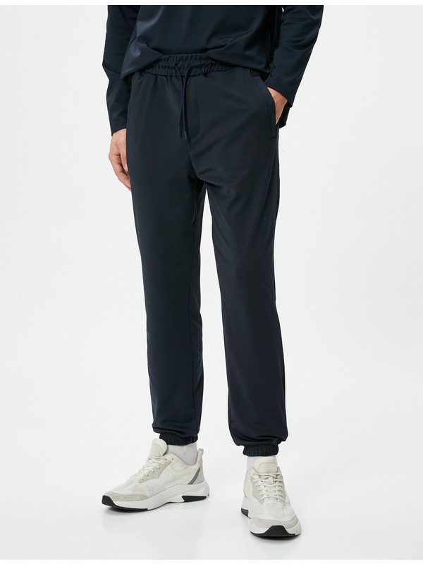 Koton Jogger Sweatpants Con Dettaglio Stampato – Pantaloni Tuta Ragazzo, Blu Navy, Taglia 4/5 Anni
