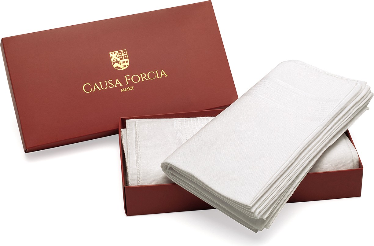 Causa Forcia Mmxx Pamuk Mendil Erkek Kalın Yumuşak 12'li Paket