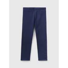 Benetton Lacivert Kız Çocuk Tayt 35Q2Cf03M