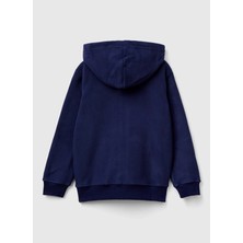 Benetton Erkek Çocuk Lacivert Sweatshırt 3H6RC502L