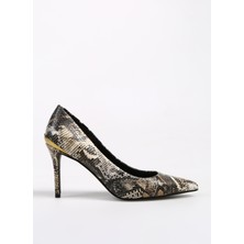 Just Cavalli Siyah - Gri Kadın Topuklu Ayakkabı 75RA3S55ZS986717