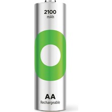 Gp Recyko 2100 Mah Aa Kalem Ni-Mh Şarjlı Pil, 1.2 Volt, 6'lı Kart