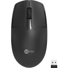 Lenovo Lecoo WS204 Kablosuz 1200DPI 3 Tuşlu Optik Siyah Mouse