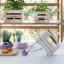 KitchenAid 9 Hızlı El Mikseri - 5KHM9212 Almond Cream