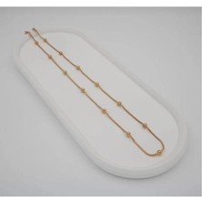 CK Accessories Çelik Gold Top Zincir Dorika Kolye