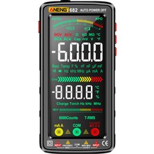 Aneng 682 6000 Sayım Geniş LCD Dijital Multimetre Akıllı (Yurt Dışından)