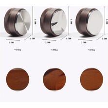 Wangchuang Mat 49MM 49/51/53/58MM Kahve Sabotaj Kahve Dağıtıcı Tabanı Şeffaf Gövde Barista Espresso Presi Kahve Tozu Çekiç 304 Paslanmaz Çelik (Yurt Dışından)