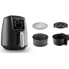 Karaca Connect Air Pro Cook Xl 2 In 1 Uzaktan Erişimli Airfryer Shadow Grey 4 Kişilik