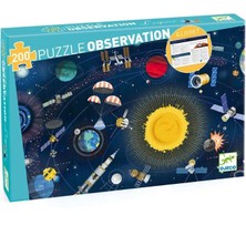 Djeco Klasik Puzzle 200 Parça - The Space