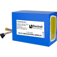 Electroll Volta VSM 48V 18 Ah LifePO4 (Elektrikli Bisiklet için Akü)