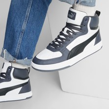 Puma Unisex Puma White-Puma Black-Strong Gray-Puma Silver Puma Caven 2.0 Mid Beyaz Unisex Günlük Spor Ayakkabı