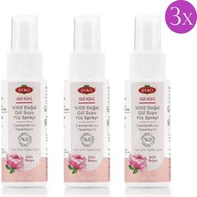 Otacı Naturel Gül Suyu Sprey 3'lü Set x 50 ml