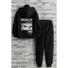 Only Trendwear  Çocuk 1898 Brooklyn Baskılı Eşofman Takımı