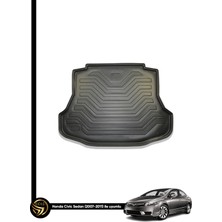 Black Gold Honda Civic 3D Havuzlu Paspas Sedan 2007-2011 + Bagaj Havuzu Ikili Set