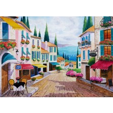 Blue Focus 1000 Parça Puzzle - Beautıful Coastal Street (Güzel Sahil Caddesi)