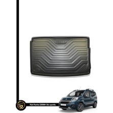 Black Gold Fiat Fiorino 3D Havuzlu Paspas 2008-2023 + Bagaj Havuzu Ikili Set