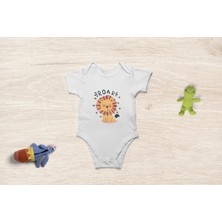 Tuğba Baby Kısa Kollu Baba Seni Seviyorum Zıbın Pamuklu Bebek Body Bebek Zıbın Badi