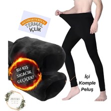 Zbteks Erkek Içi Peluş Kalın Kışlık Termal Içlik (Kayak, Kar, Soğuk)