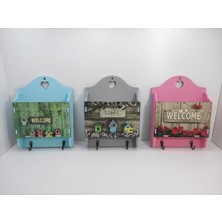 Zens Shop Dekoratif Posta Kutusu Anahtarlık Posta Kutusu Renkli