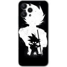 Redmi 12 Kılıf Hd Desen Baskılı Arka Kapak + Kırılmaz Cam - Anime