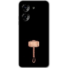 Tecno Pova 5 Kılıf Hd Desen Baskılı Arka Kapak + Kırılmaz Cam - Thor Çekiç