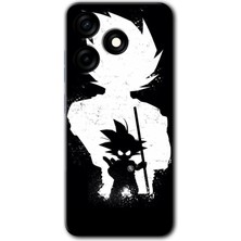 Tecno Spark 10C Kılıf Hd Desen Baskılı Kılıf + Kırılmaz Cam - Anime