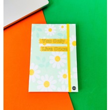 Giftmoda You Only Live Once Tasarımlı Lastikli Defter