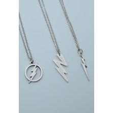 Had Safha Accessories 3'lü Şimşek Flash Gordon Kolye Seti
