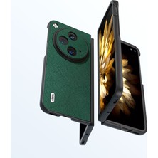 Xshop Oppo N3 5g / Oneplus Open Kılıf Çapraz Doku Inek Deri Telefon Arka Kapak (Yurt Dışından)