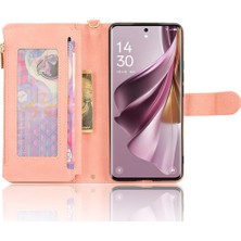 Xshop Oppo RENO10 5g / RENO10 Pro 5g Cüzdan Fermuarı Cep Deri Kapak (Yurt Dışından)