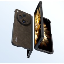 Xshop Oneplus Open Kılıf Pu Deri Litchi Doku Telefon Geri Kapak (Yurt Dışından)