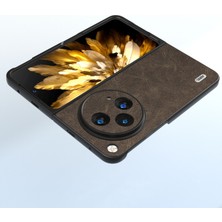 Xshop Oneplus Open Kılıf Pu Deri Litchi Doku Telefon Geri Kapak (Yurt Dışından)