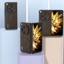Xshop Oneplus Open Kılıf Pu Deri Litchi Doku Telefon Geri Kapak (Yurt Dışından)
