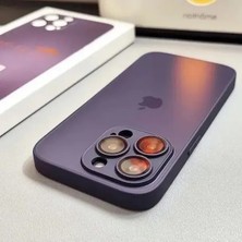 Meks Apple iPhone Uyumlu Ag Glass Buzlu Lens Korumalı Cep Telefonu Kılıfı Yeni 15 Serisi