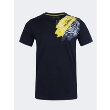 Fenerbahçe Erkek Trıbun Omuz Baskılı Logo Tshırt
