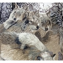 İbla Mosaic Ibla Mozaık Wolf Mermer Tabloları