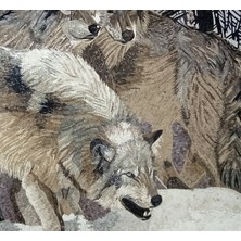 İbla Mosaic Ibla Mozaık Wolf Mermer Tabloları
