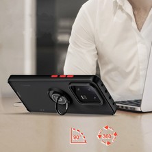 Lnobern Xiaomi 13T/13T Pro Için Telefon Kılıfı [düşmeye Karşı Koruma] Araba Manyetik Halka Tutuculu (Yurt Dışından)