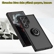 Lnobern Samsung Galaxy S23 Ultra Için Telefon Kılıfı [düşmeye Karşı Koruma] Araba Manyetik Halka Tutuculu (Yurt Dışından)