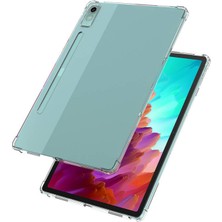 Case 4u Lenovo Tab P12 Tablet Kılıf Darbe Emici Nitro Anti Shock Silikon Kapak Şeffaf