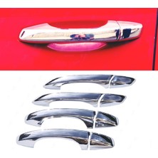 ZNZ Oto Aksesuar Skoda Fabia  Krom Kapı Kolu  4 Kapı 2014 Üzeri Paslanmaz Çelik