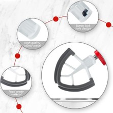 Sagrado Kitchenaid 4.5-5 Qt Tilt-Head Stand Mikser Yedek Silikon Çırpıcı Kase Kazıyıcı Bıçak Için Flex-Edge Kürek Eki (Yurt Dışından)