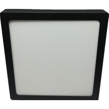En Parlak Noas 24W 6500K Beyaz Işık Siyah Kare Sıva Üstü LED Panel YL15-2400-S