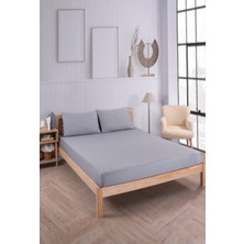 Vavey Soft Cotton Çift Kişilik Lastikli Çarşaf Takımı 180X200 cm + 2 Adet Yastık Kılıfı 50X70 cm