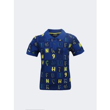 Fenerbahçe Çocuk Trıbun Pattern Baskılı Polo